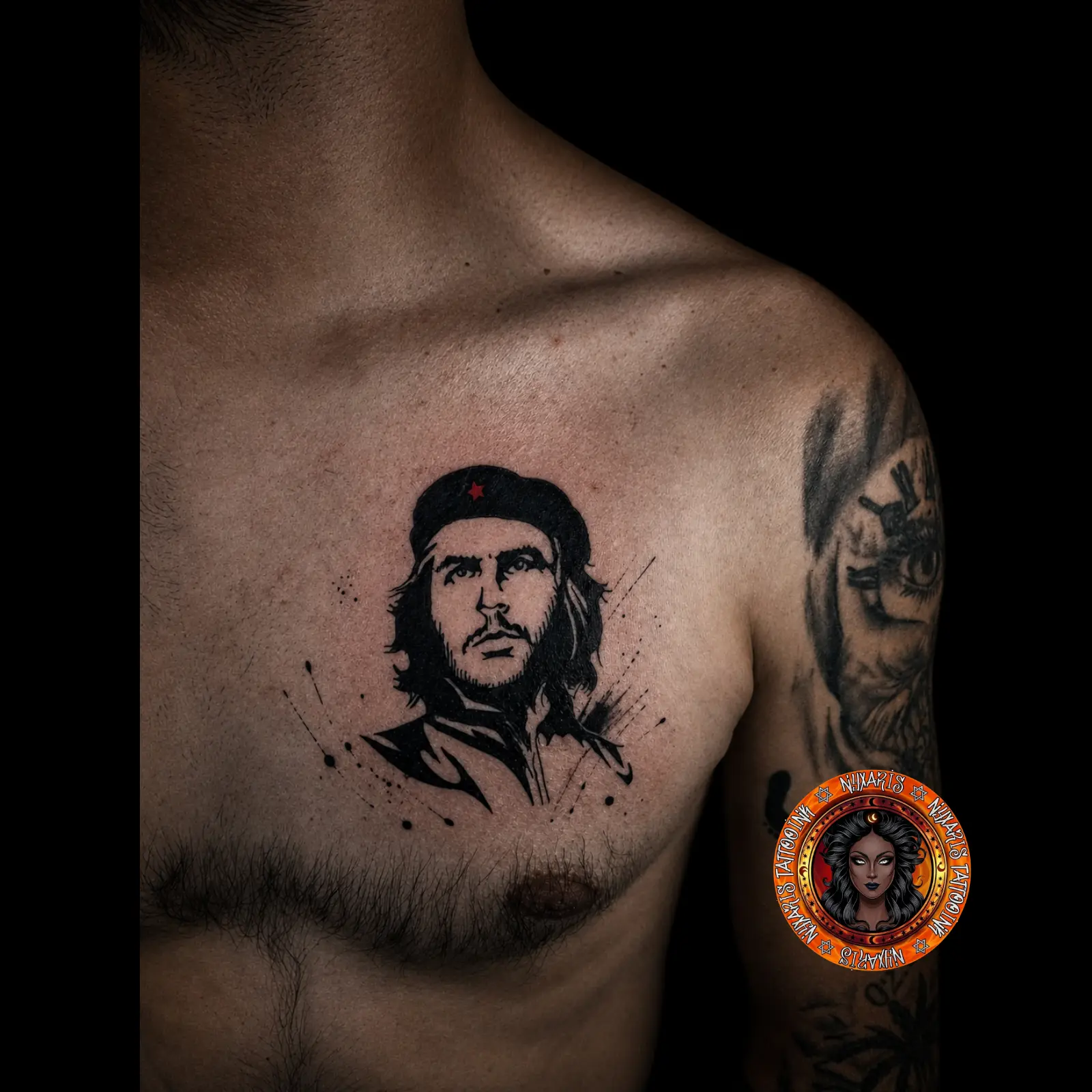 Portrait Dövme Çalışması - Detaylı portre sanatı, Nyxaris Tattoo Ink İzmir